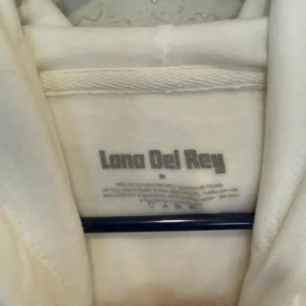 Lana Del Rey White Sweatshirt‎ Tunnel Under Ocean Blvd Unisex Hoodie Size Medium